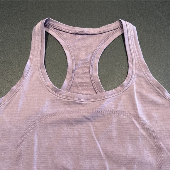 Lululemon Cool Racerback II Tank Top, Lavender Purple, Women's Size 10 - Picture 2 of 5